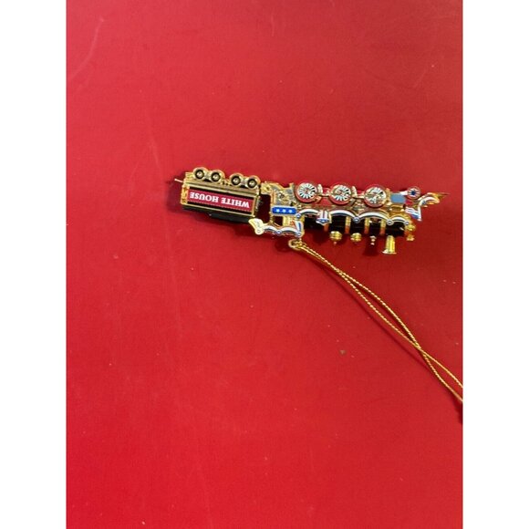 White House Histocial Christmas Ornament 2014 Christmas Train No Box - Picture 2 of 5